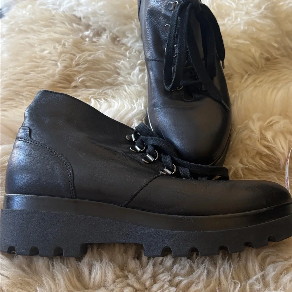 Barney’s New York Platform Combat Boots 8 (39)